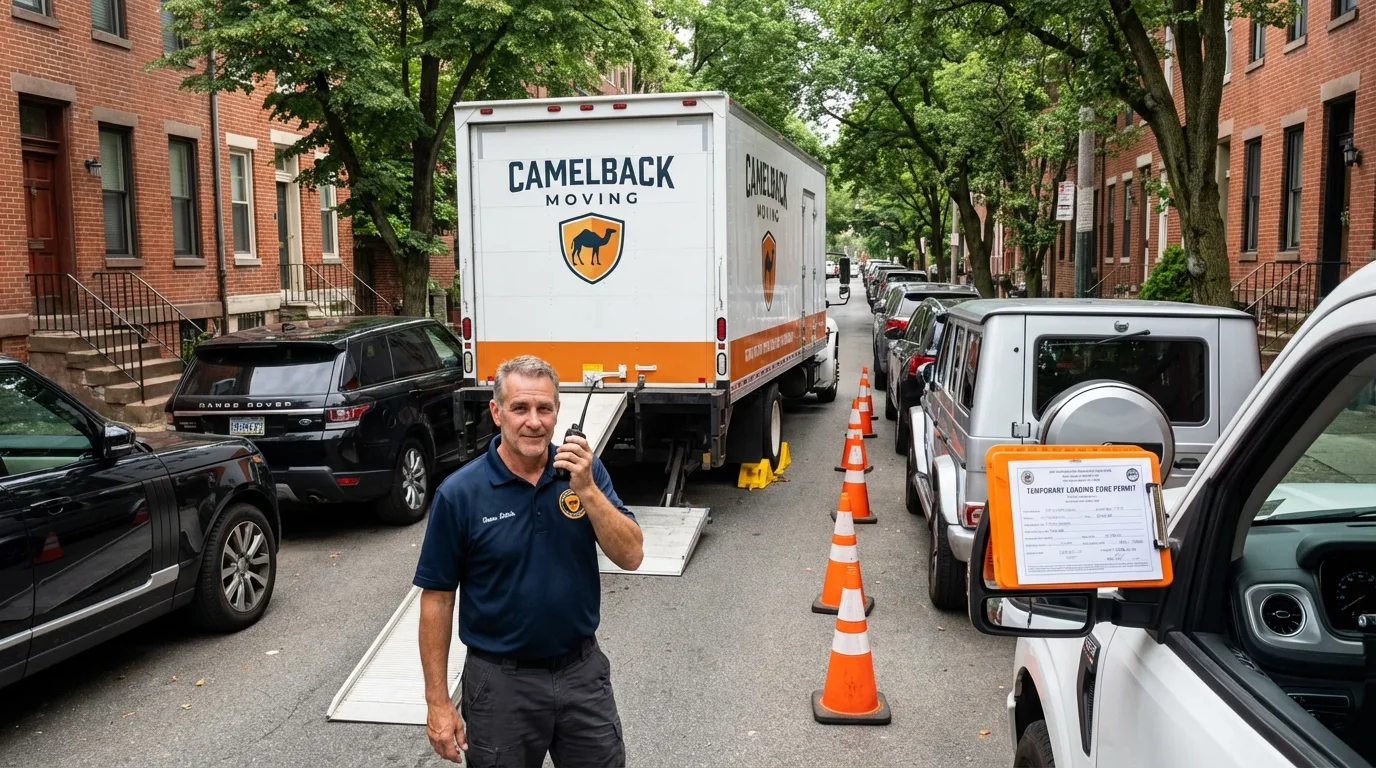 City street loading permit setup in North Baltimore, OH