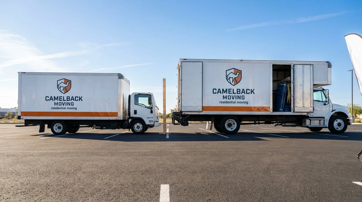 Moving truck size capacity guide in North Baltimore